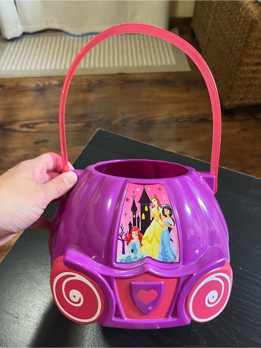 Disney Princess Carriage Halloween Candy Pail